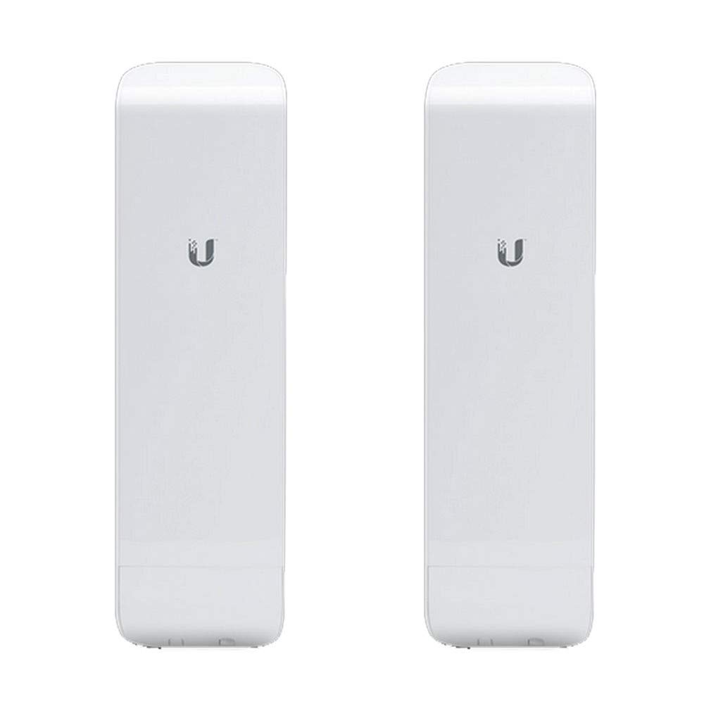 Ubiquiti NSM5 Bundle of 2 NanoStation M5 5GHz Outdoor airMAX CPE 150+Mbps 15+km